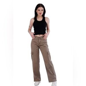 Zara Beige Casual Pants